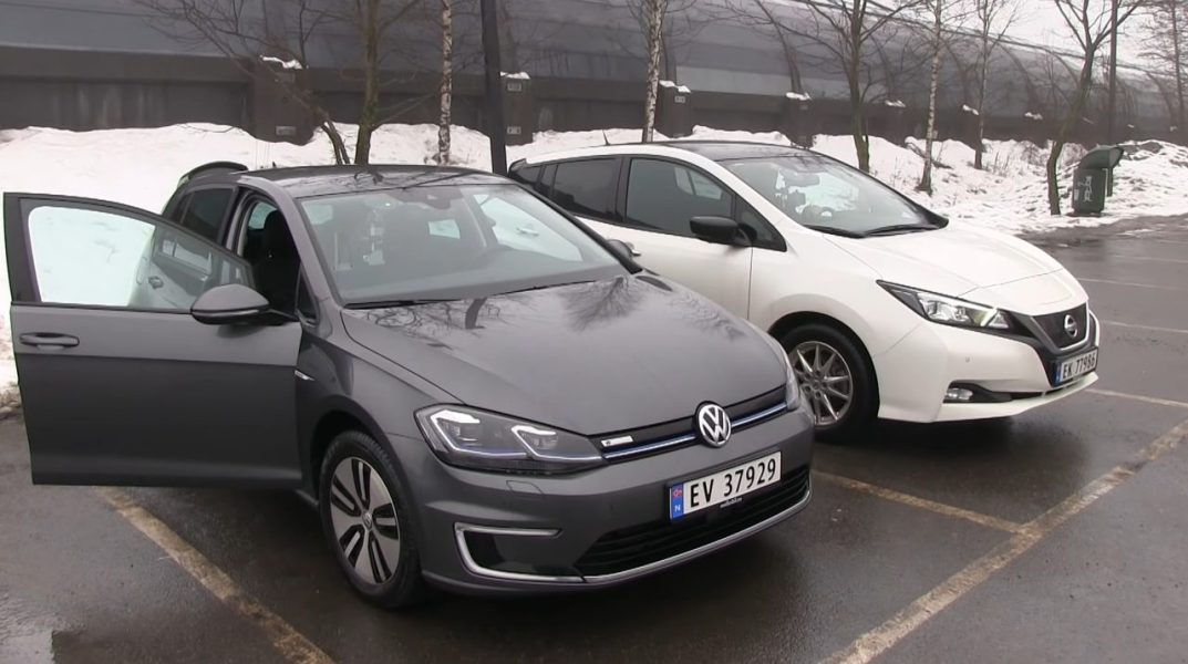 Volkswagen e-Golf против Nissan Leaf &#8211; что выбрать &#8211; RACE 2 [видео]