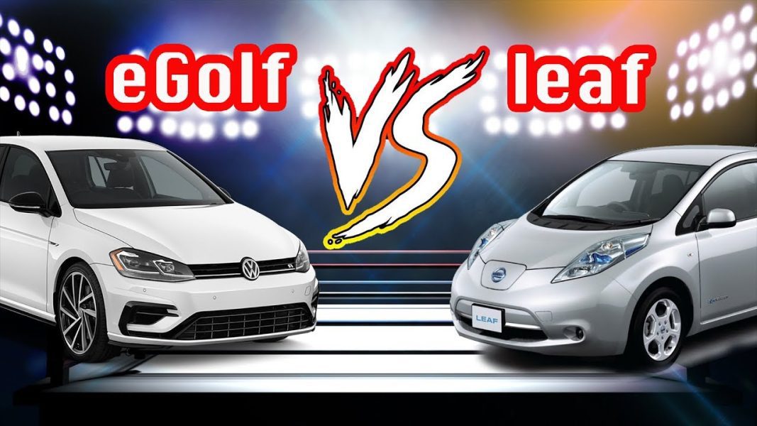 Nissan Leaf против Volkswagen e-Golf &#8211; RACE &#8211; какой автомобиль выбрать? [ВИДЕО]