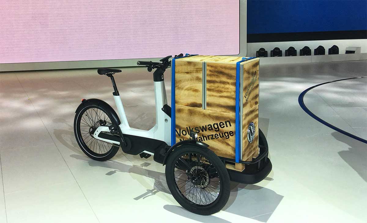 Volkswagen: грузовой корабль для электронных велосипедов для доставки последней мили