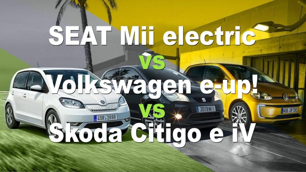 Hiems accendens VW e-Sursum, vel quid expectes ab e-Up, Skoda CitigoE iV et Sedes Mii Electric in hyeme [video]