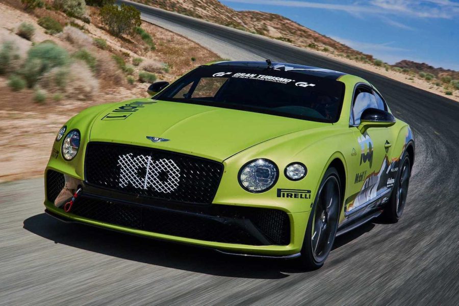 O Bentley Continental GT establece o récord de automóbiles de Pikes Peak