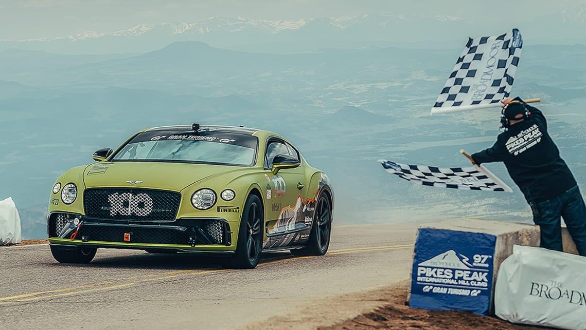 Bentley Continental GT установил рекорд серийных автомобилей на Пайкс-Пик