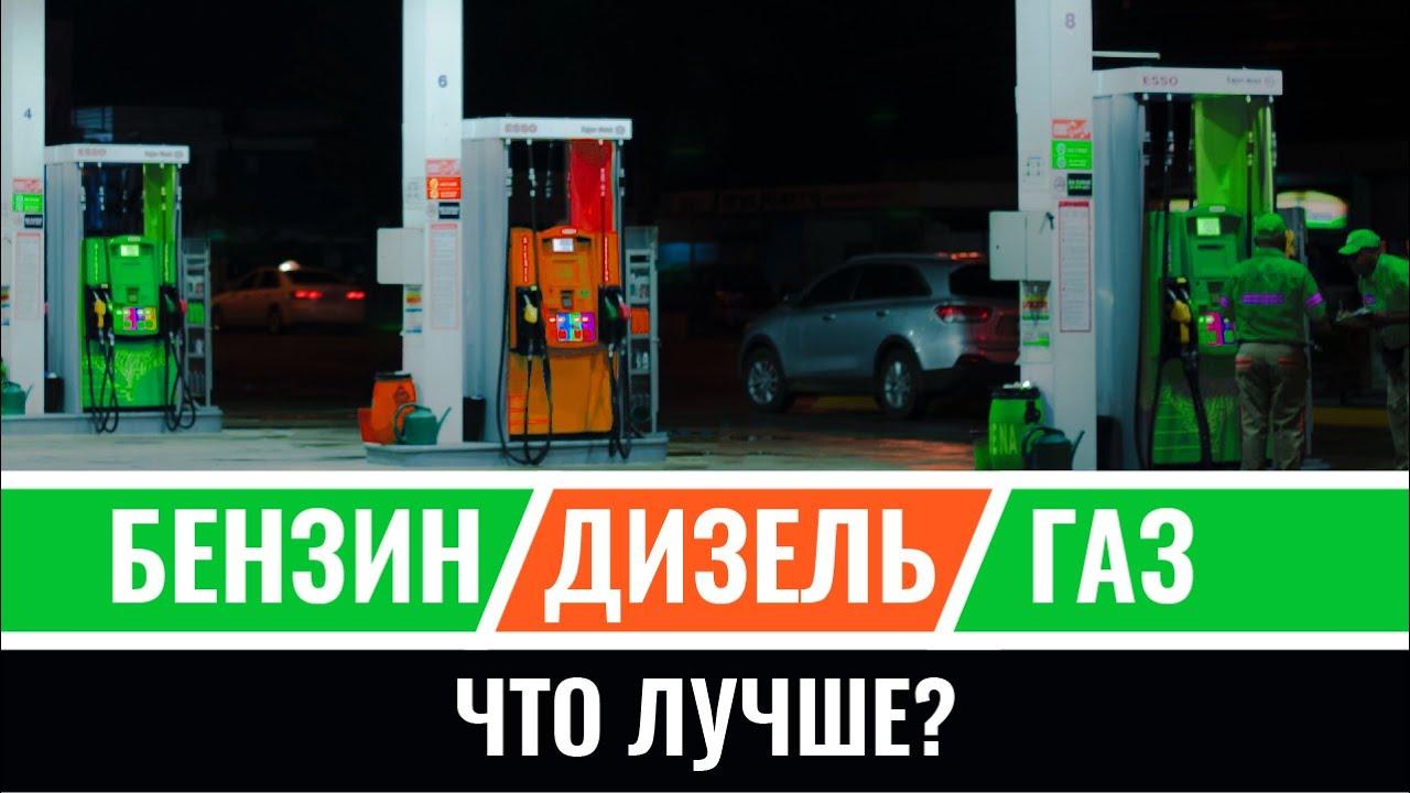 Бензин, дизель или сжиженный газ