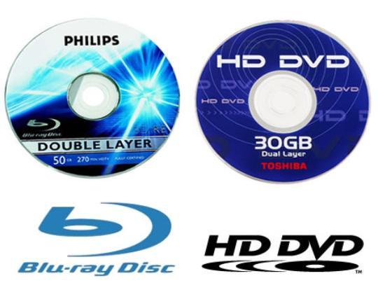 Blu-Ray vs. HD-DVD kapa Sony vs. Toshiba