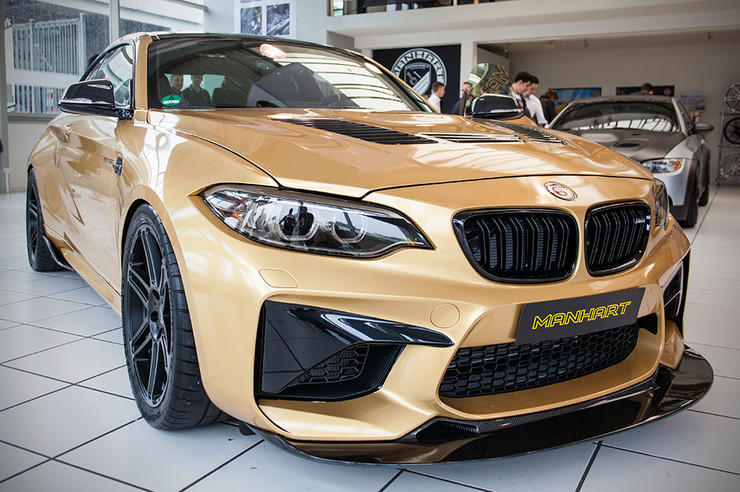 BMW M2 в золоте с 630 л.с.