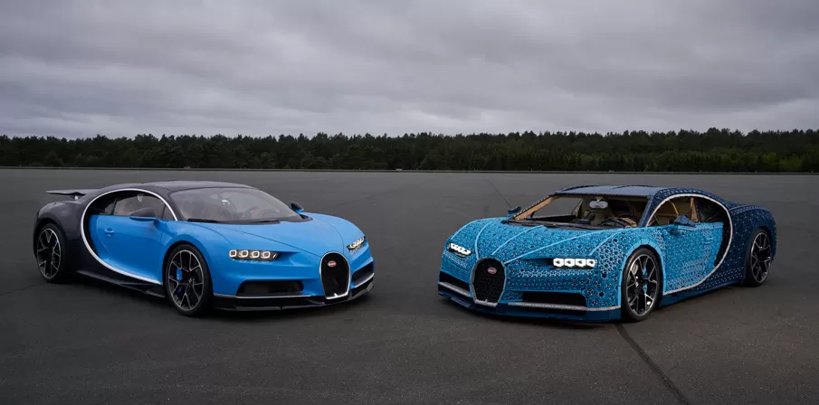 Bugatti Chiron… из кубиков LEGO