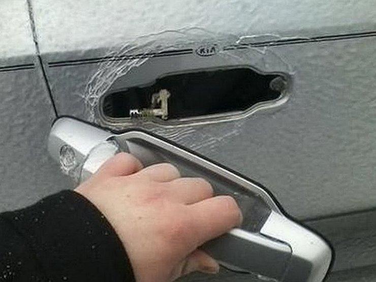 Hvor farligt er frostregn for en bil?