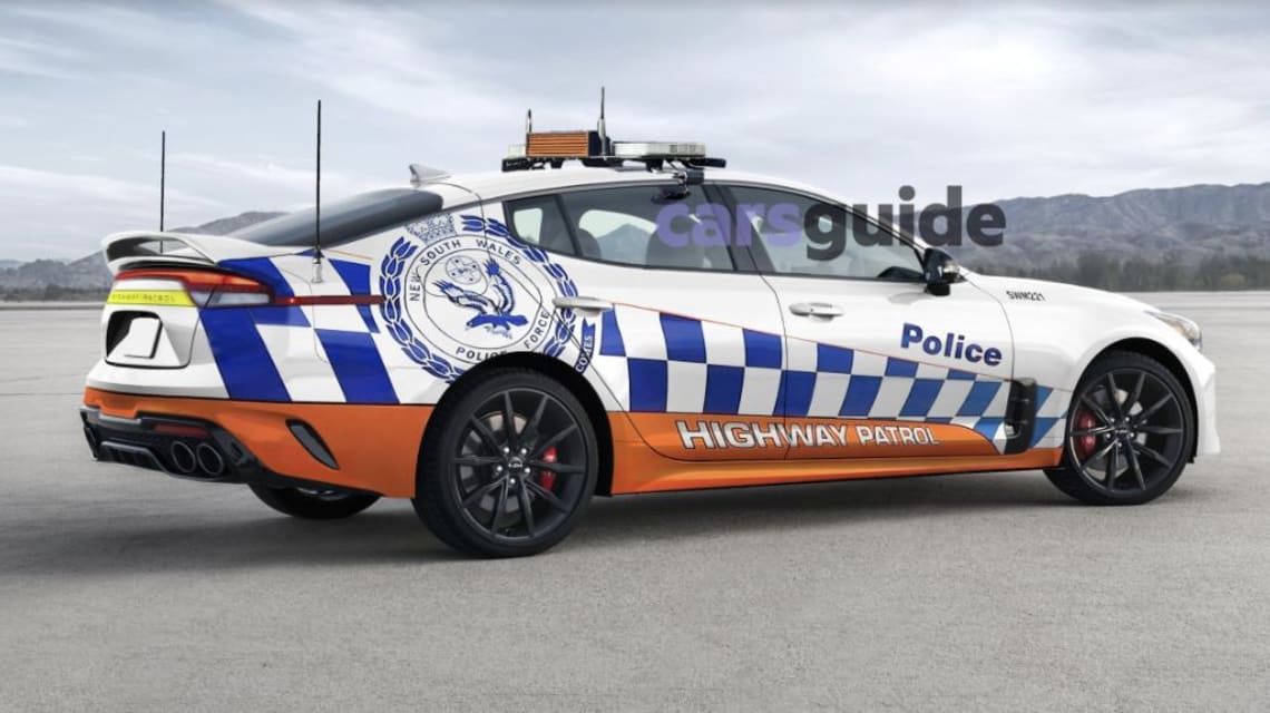 Эксклюзив: Полицейский Стингер! Полицейские машины Commodore и Falcon NSW снова заменены, поскольку Kia Stinger заменяет Chrysler 8 SRT V300