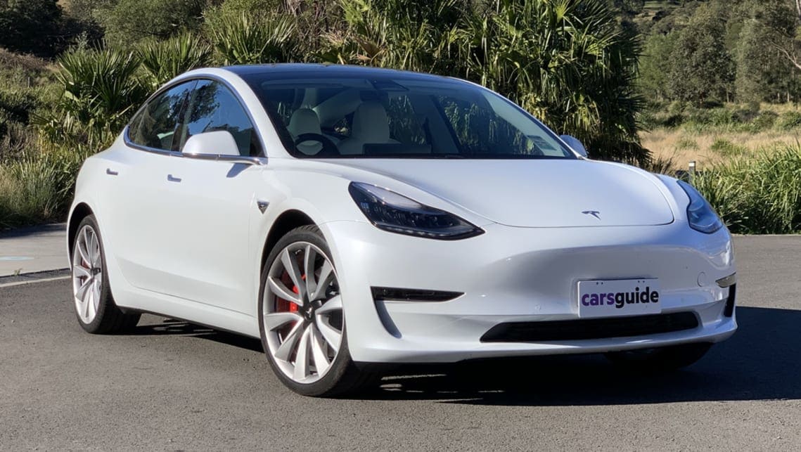 The Tesla Model 3 electric car outsold the Subaru Forester, Toyota Kluger and Kia Seltos in Australia in 2021.
