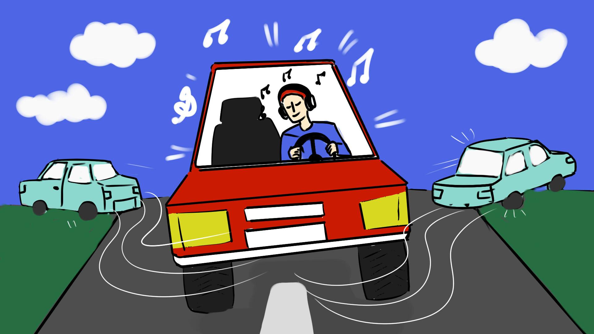 Гласна музика у аутомобилу може довести до несреће