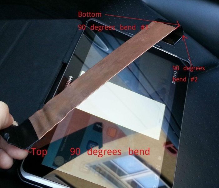 Как добавить Samsung Galaxy или Apple iPad в приборную панель автомобиля с помощью этого съемного крепления для планшета, сделанного своими руками