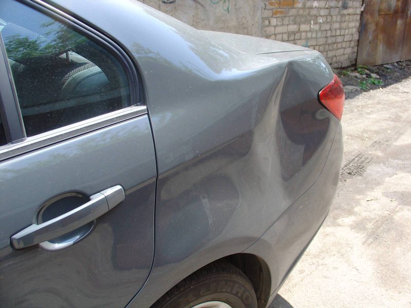 How to fix a huge dent in a car at home without ruining the paint
