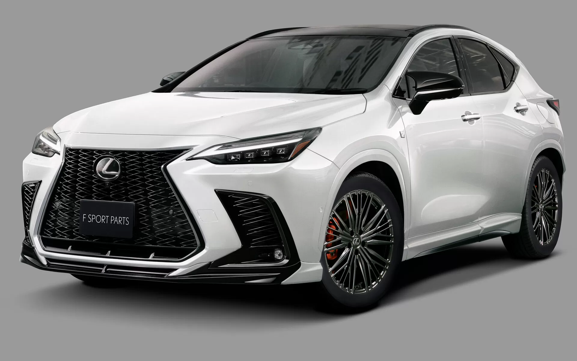 Lexus NX após o ajuste do TRD. Há uma captura