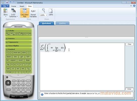 Microsoft Mathematics is a great tool for a student (4)