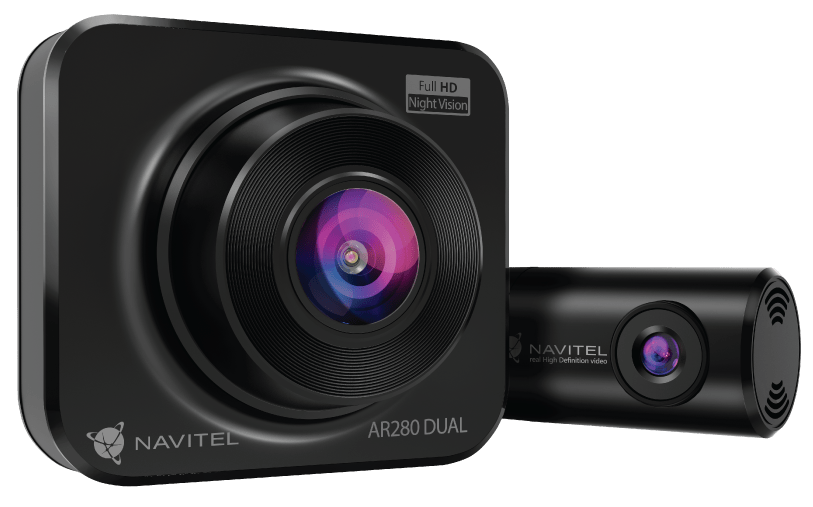 نافيتيل AR280 دوال. DVR مع مستشعر للرؤية الليلية وكاميرا الرؤية الخلفية