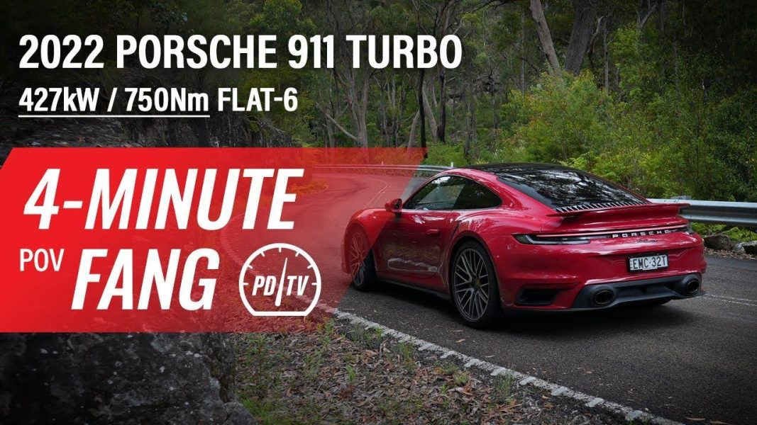Lèirmheas Porsche 911 2022: Turbo Convertible