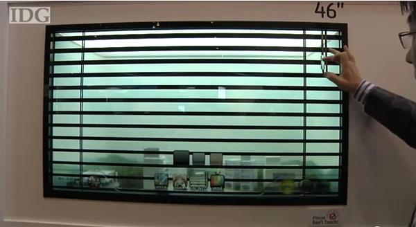 Samsung демонстрирует прозрачный экран и виртуальное зеркало