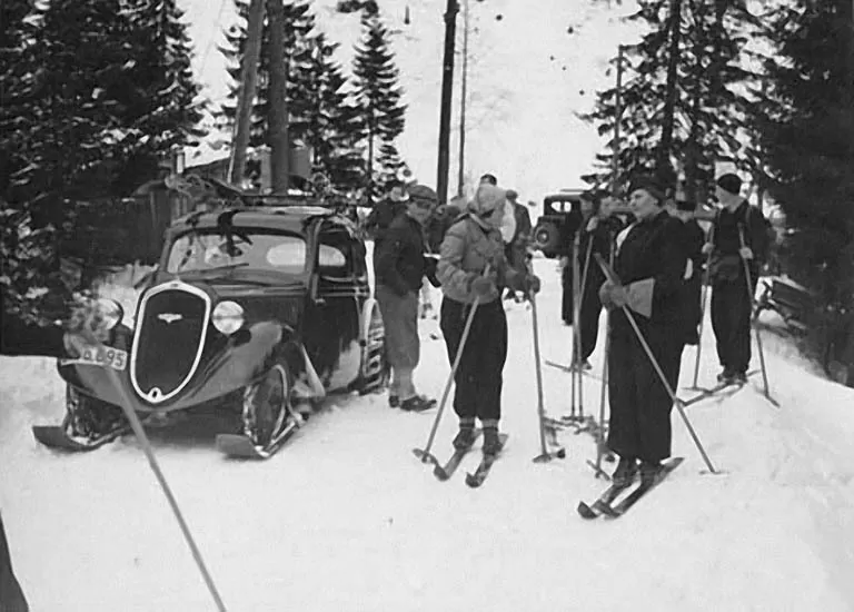 Шкода популярная. Укротительница снега 1934 г.