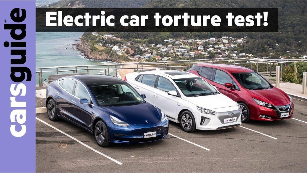 Tesla Model 3 v Nissan Leaf v Hyundai Ioniq Electric: 2019 comparison review