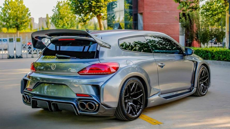 Volkswagen Scirocco R. Chinese tuning