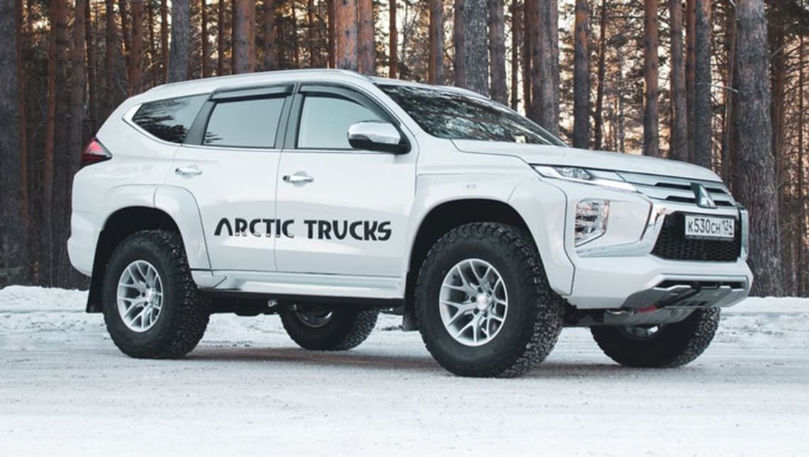 Luwih angel tinimbang Ford Everest, Isuzu MU-X lan Toyota Fortuner? 2022 Mitsubishi Pajero Sport diobati dening Arctic Trucks