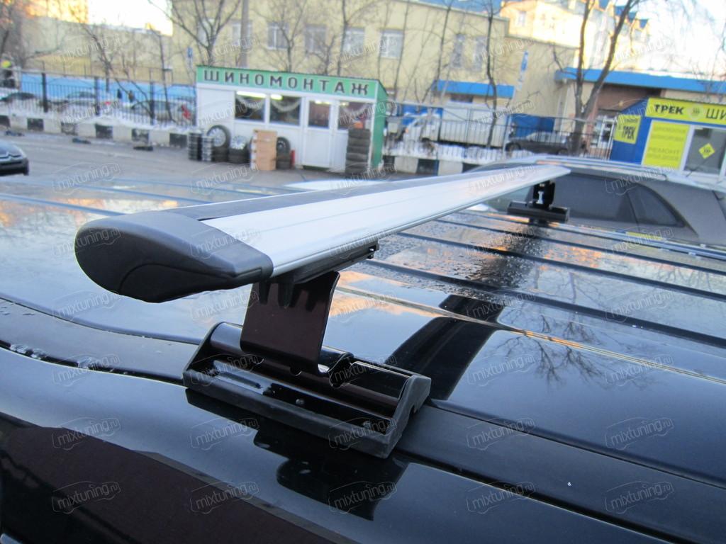 Aerodynamic car roof rack