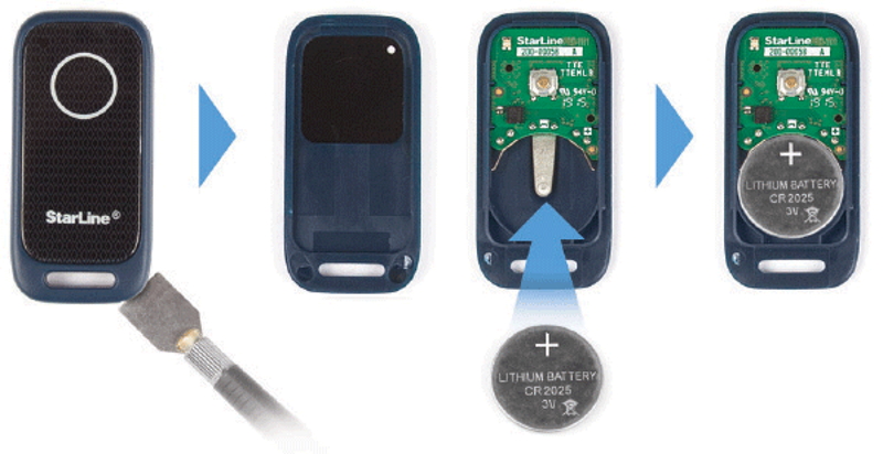 Батарейка в иммобилайзере Starline i95: какая используется и как заменить