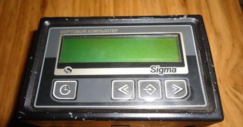 Борттук компьютер Sigma - сүрөттөлүшү жана колдонуу боюнча нускамалар