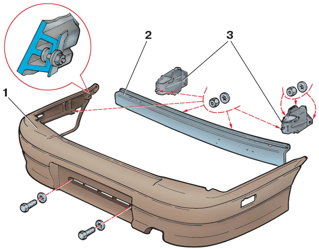 Как самостоятельно закрепить бампер на машине