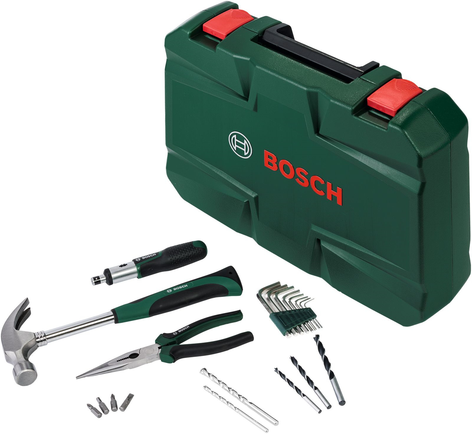 Набор инструментов для авто в чемодане Bosch: обзор