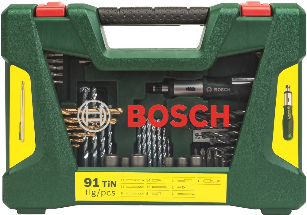 Bosch-ի պատյանում մեքենաների համար նախատեսված գործիքների հավաքածու. ակնարկ