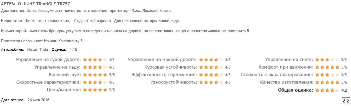 Описание модели зимних шин «Триангл 757», отзывы о шинах Triangle TR757, характеристики и особенности