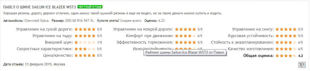 Отзывы о зимней резине Sailun Ice Blazer – преимущества и недостатки, характеристики