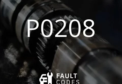 P0208 故障代码的描述。