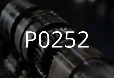 P0252 ақаулық кодының сипаттамасы.