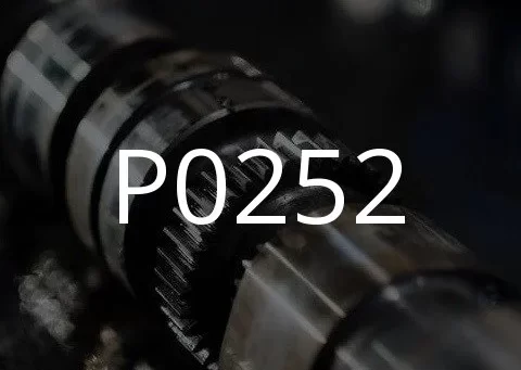 P0252 көйгөй кодунун сүрөттөлүшү.