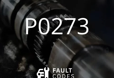 Sorun kodu P0273'in açıklaması.