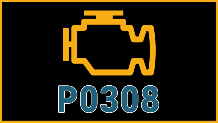 P0308 故障代码的描述。