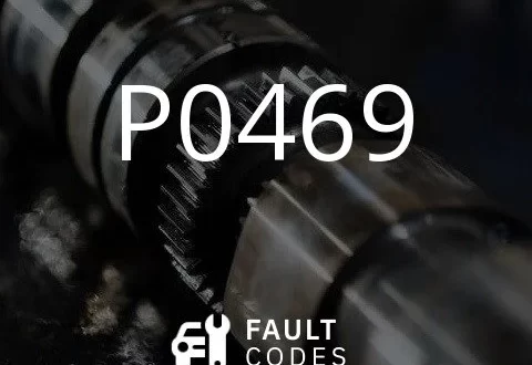 Description of the P0469 fault code.