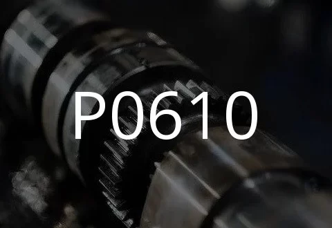 Description of the P0610 fault code.