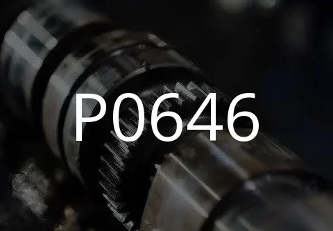 وصف رمز المشكلة P0646.