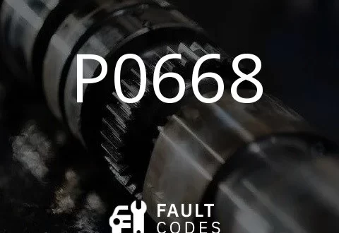 Description du code défaut P0668.