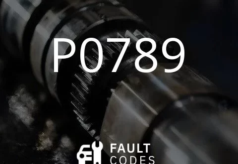 Description of the P0789 fault code.