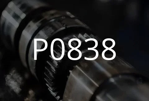P0838 故障代码的描述。