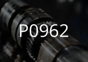 P0962 故障代码的描述。