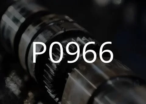 Beschreibung des Fehlercodes P0966.