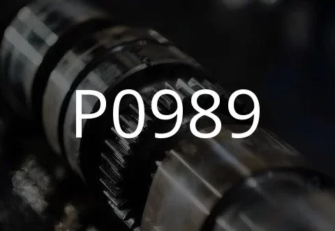 Opis šifre kvara P0989.