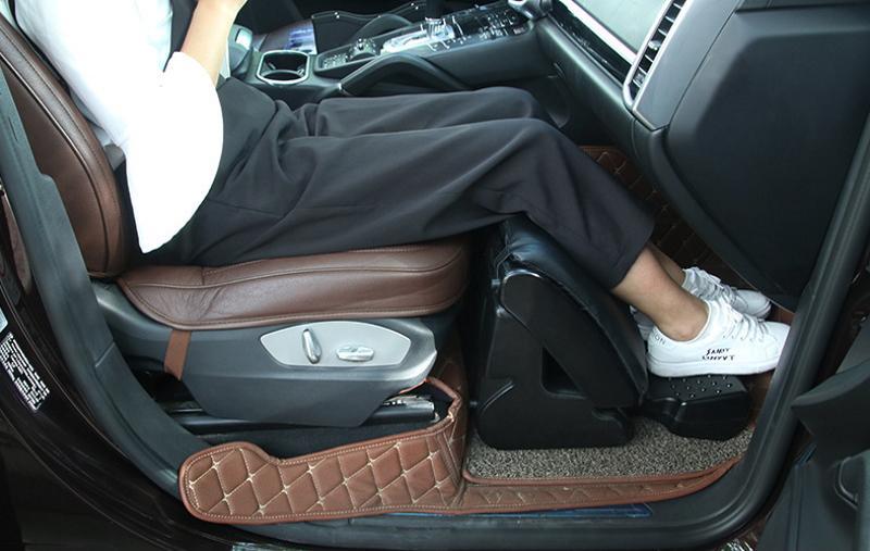 Reposapiés para niños en el automóvil, soporte de bricolaje para el pie izquierdo del conductor