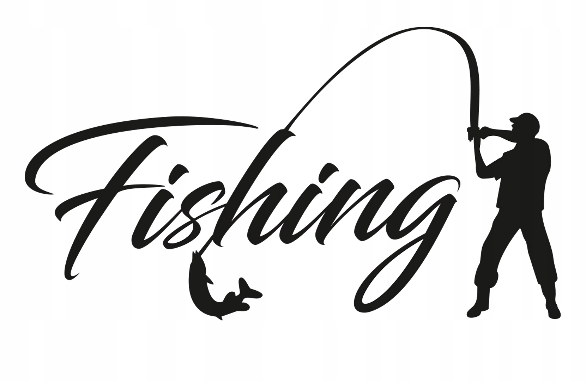 Popular fishing car stickers