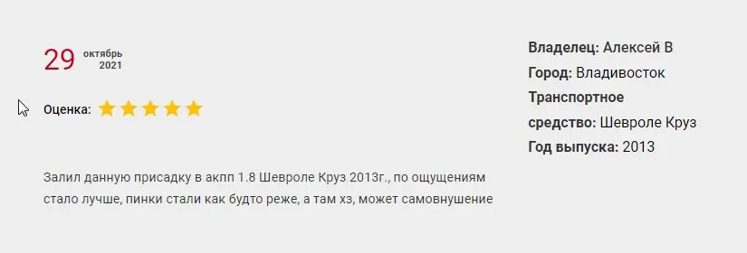 Присадки в трансмиссионное масло: рейтинг лучших и отзывы водителей